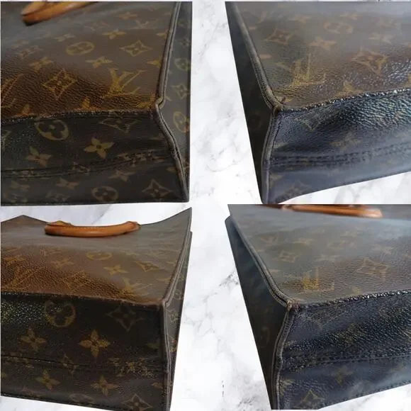 3PC LOUIS VUITTON Authentic Monogram Sac Plat Bag Dust Bag/ Key Fob INCLUDES COA - Picture 16 of 16